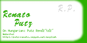 renato putz business card